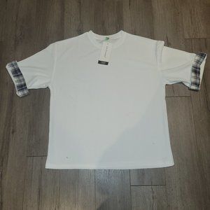 BLK Design Inc - White Top - Size L